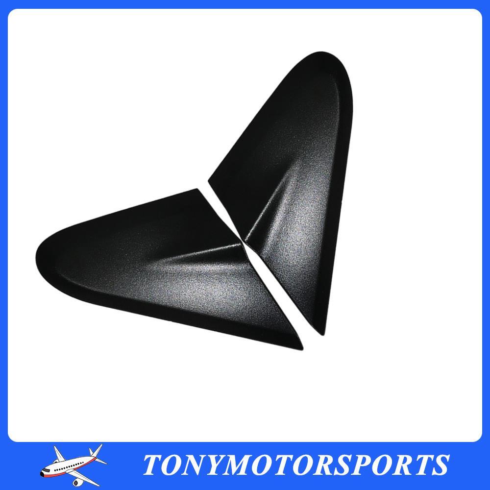 2x Mirror Fender Corner Trim Molding Covers Triangle L+R For 2012-20 Chevy Sonic