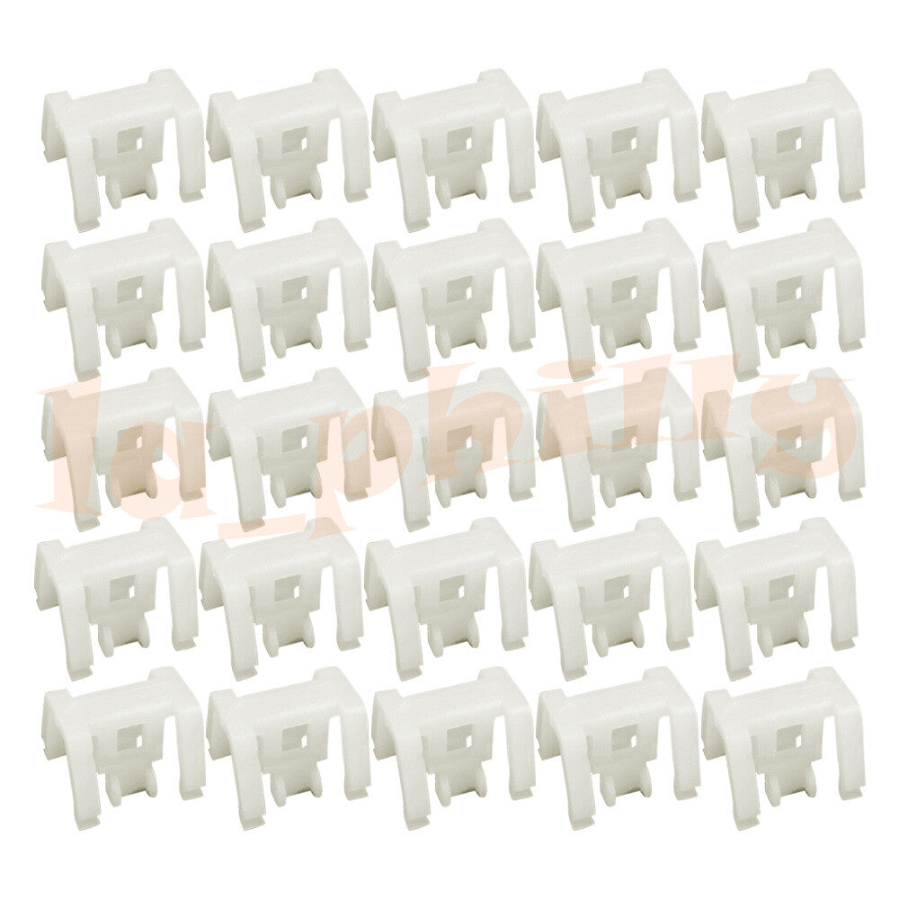25 x Door Body Molding Clips Fit for Honda Odyssey 75305-SHJ-003 White Plastic