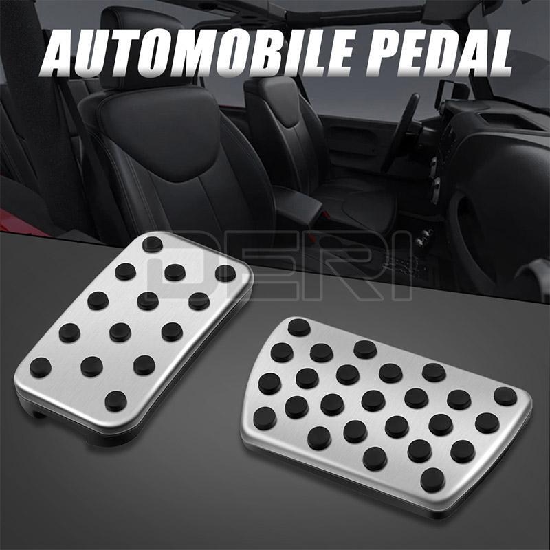 Brake Gas Pedal Pad Cover Non~Slip Steel Trim for Honda Accord for Civic Odyssey CRV