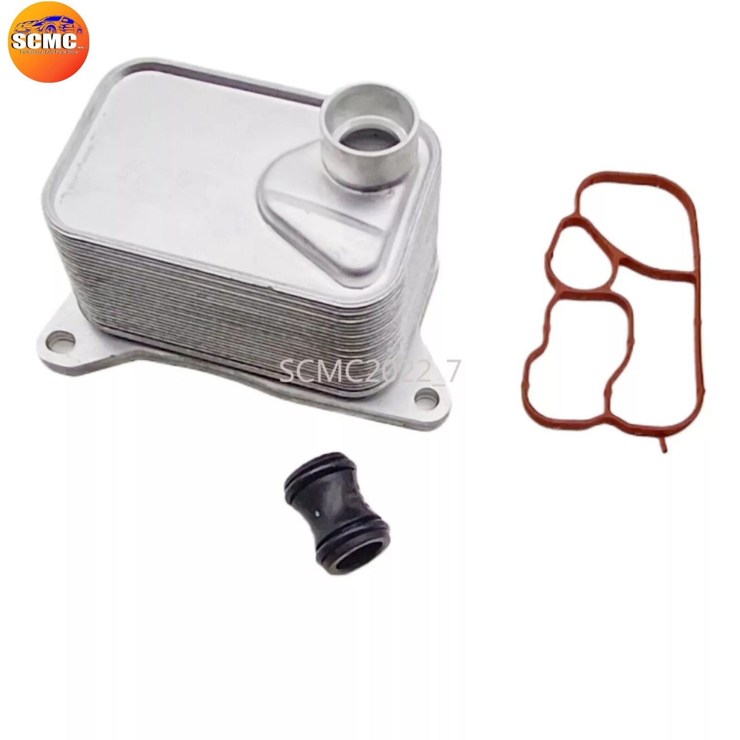 Oil Cooler w/ Gakset Seal 06L117021C for VW for Golf for Audi A3 A4 A5 Q3 TT 1.8T 2.0T
