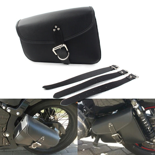 PU Leather Saddlebag Saddle Bag for Harley Sportster Iron 72 883 1200 Left Side Q