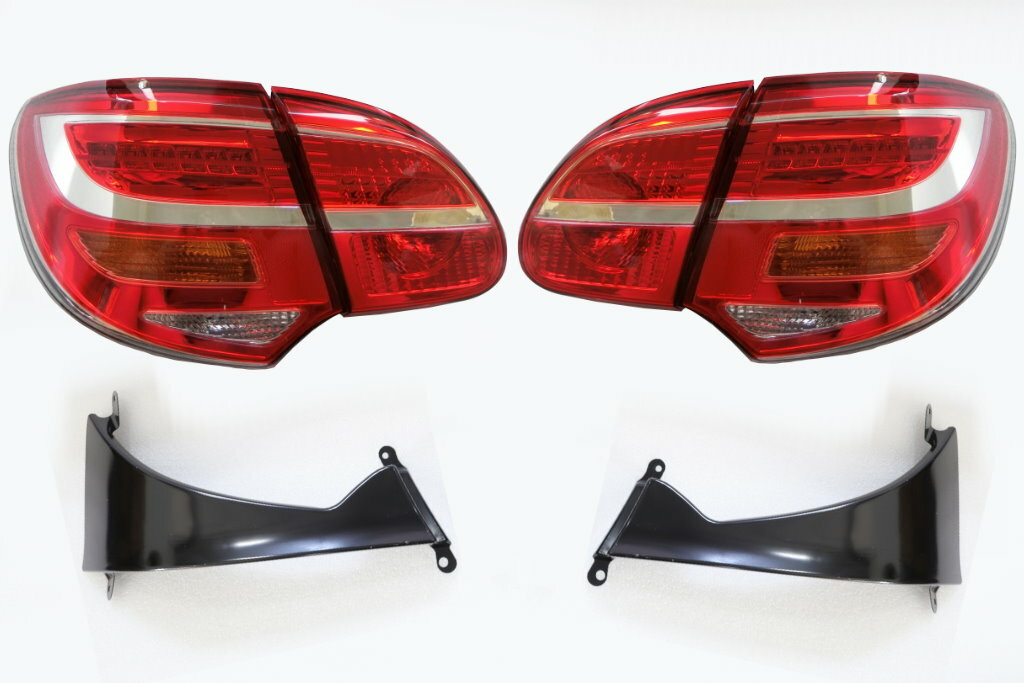 4pcs Led Tail Lights Lamp For 03~08 for Toyota for Corolla ZRE120 Red/Clear +cover bases