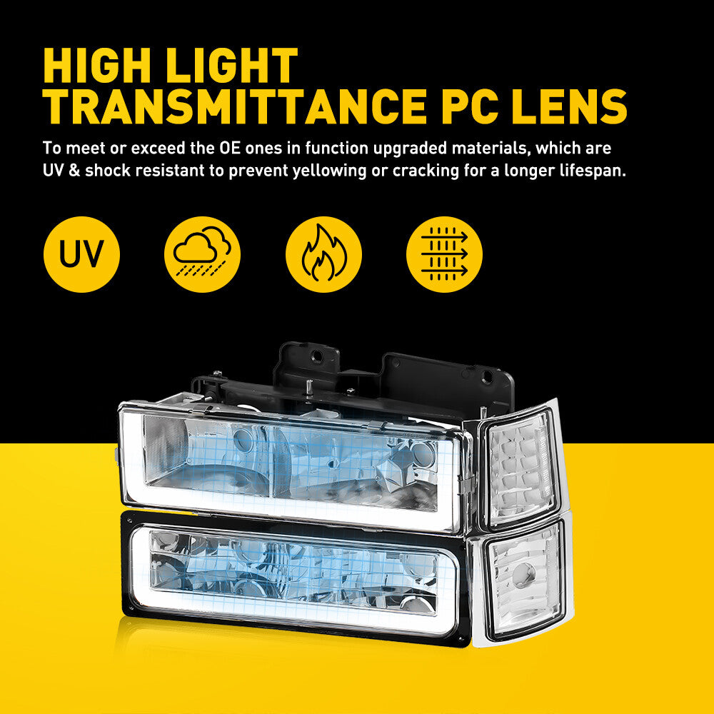1994-98 for Chevrolet C10 Plain DRL Sea Cucumber