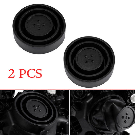 2-Piece Universal Sealing Cap Dust Cover, Available in 5 Sizes, Suitable for Automotive Headlights, LED, and HID Light Kits n