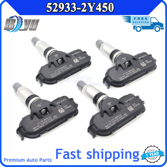 52933-2Y450 TPMS 433MHz Tire Pressure Sensor for Hyundai ix35 and for Kia (4pcs) v