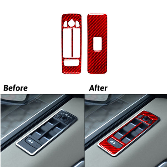 Carbon Fiber Interior Center Cupholder Cover Trim for Lexus RX300 1998-2003 v