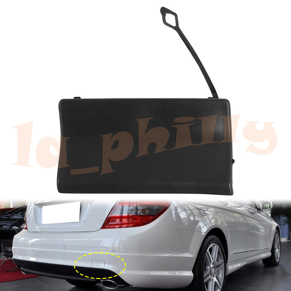 for Mercedes W204 C280 C300 C350 C63AMG 2008-2011 Rear Bumper Tow Hook Cover Cap Q