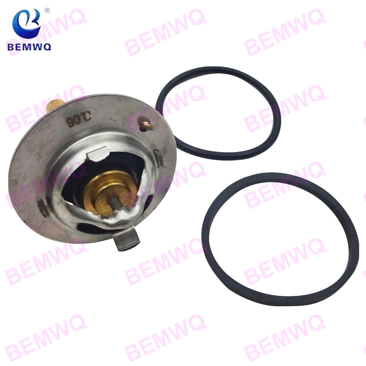 Engine coolant thermostat and O-ring seal 2712000015 suitable for Mercedes W204 C200 C230- n