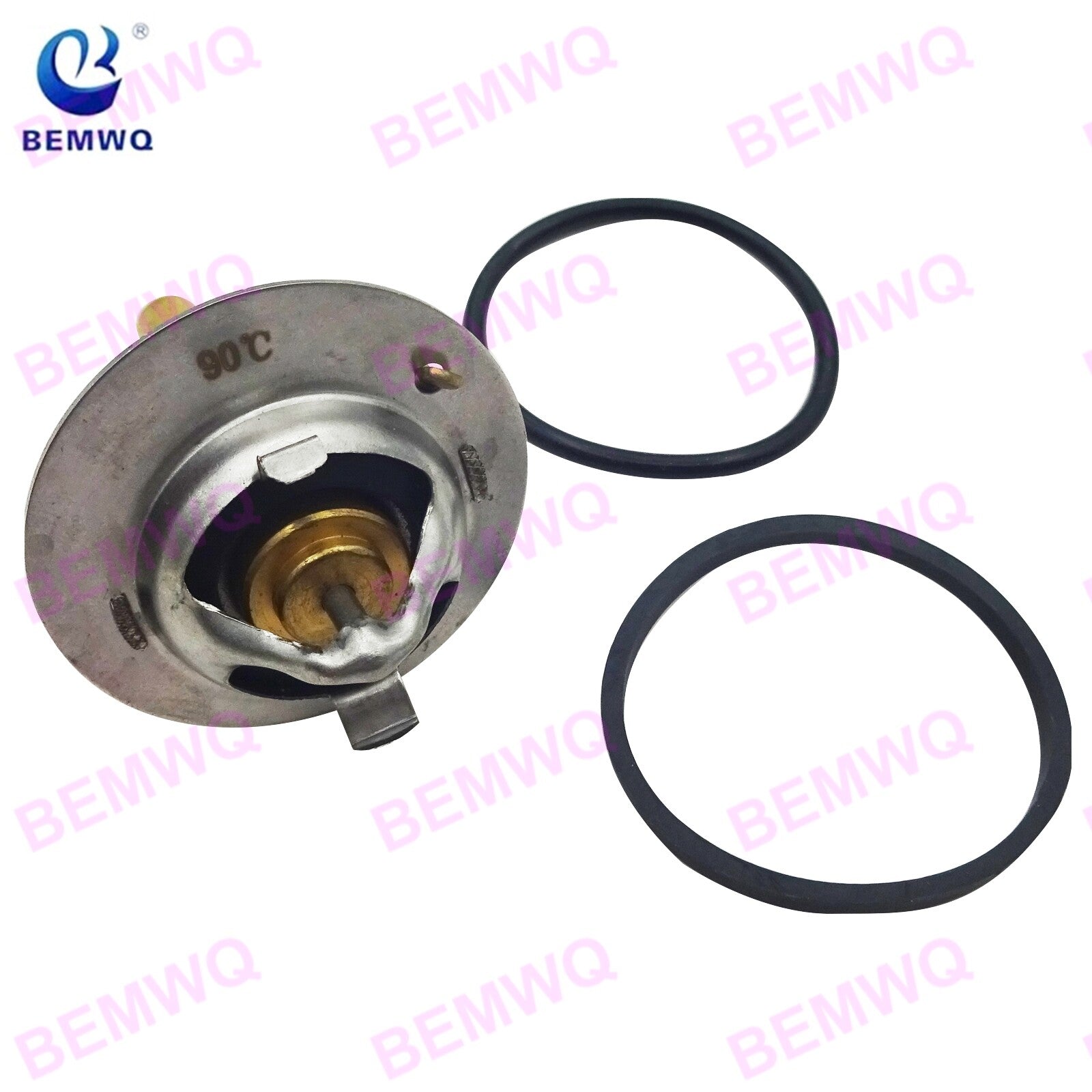 Engine coolant thermostat and O-ring seal 2712000015 suitable for Mercedes W204 C200 C230- n
