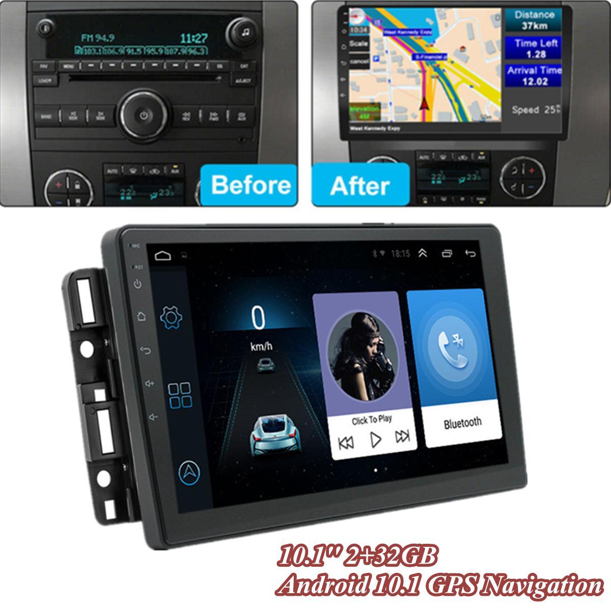 Android 10.1 10.1-inch for GMC Silverado for Sierra Stereo Radio GPS Navi 2+32GB n