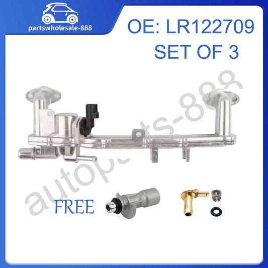 3-piece replacement aluminum heater manifold for Land Rover for Jaguar 5.0L V8