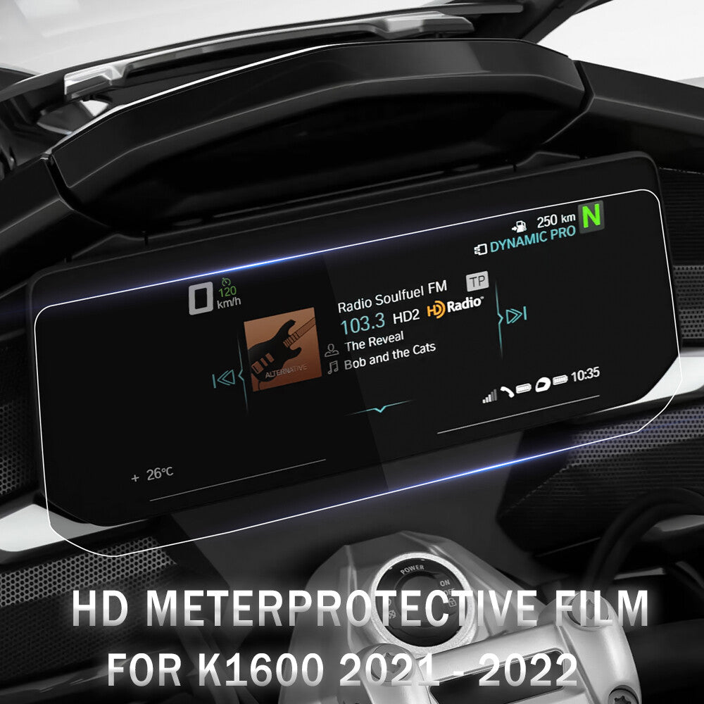 Dashboard Instrument Screen Protection for BMW K1600GTL K1600GT R1250RT K1600