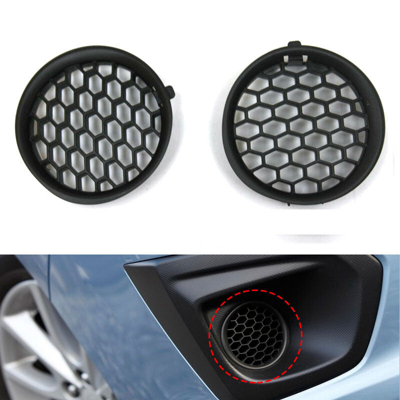 1 Pair Black Front Bumper Fog Light Cover Grilles for Subaru Impreza 2008-2014 v