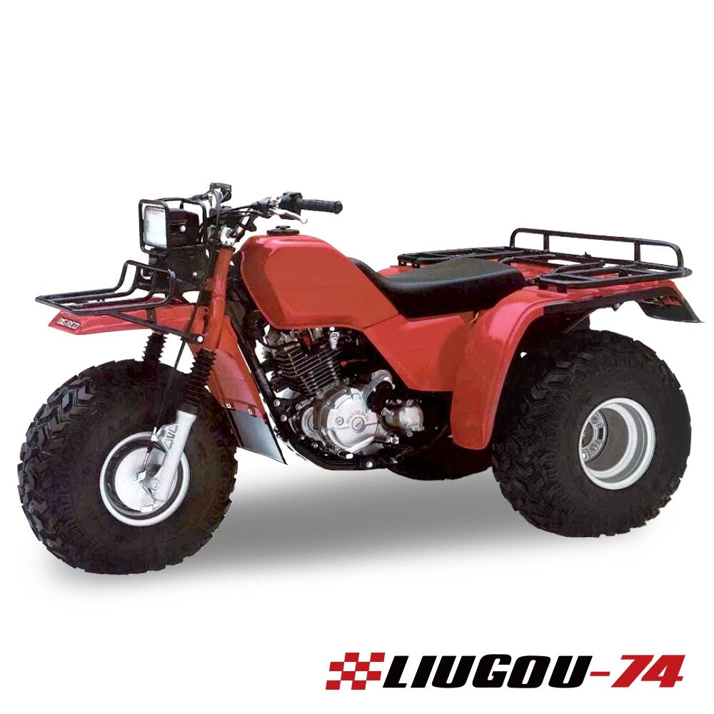 Suitable for Honda ATC 250ES large red for seat cover # 5 1985-87 all terrain vehicle replacement part black- v