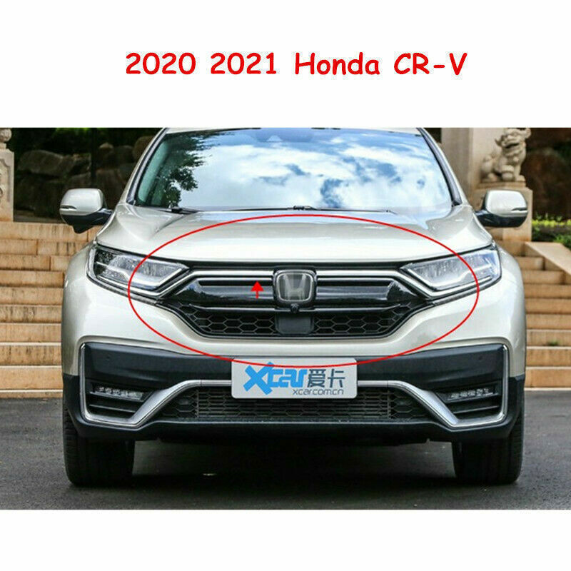 1P Chrome Front Grille Grill Emblem Frame Cover Trim for Honda CR-V CRV 20-2022