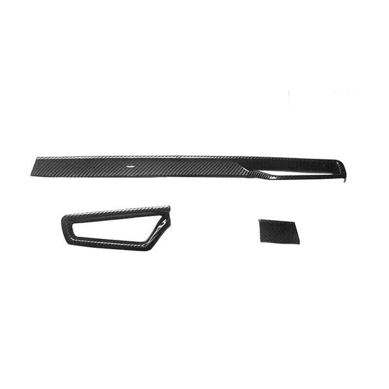 For GR for Corolla 2023-2024 ABS Carbon Central Console Instrument Strip n