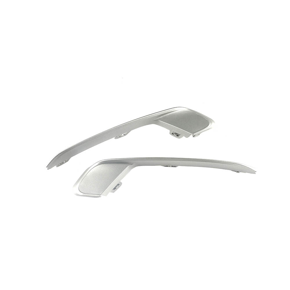 2pcs Bumper Cover Molding Trim Set Left  Right Front Side Fits 2015-2017 for BMW X3 Q
