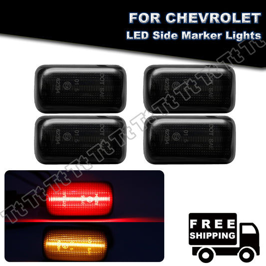 Suitable for 15-23 Silverado for GMC for Sierra 3500HD double fender side marker light- v
