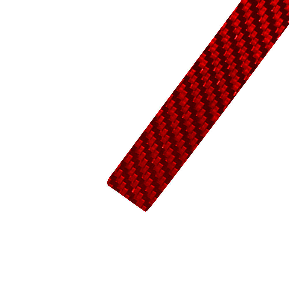 Red Carbon Fiber Below Of Driver Side Vent Cover Trim for Toyota Hilux 2015-2021