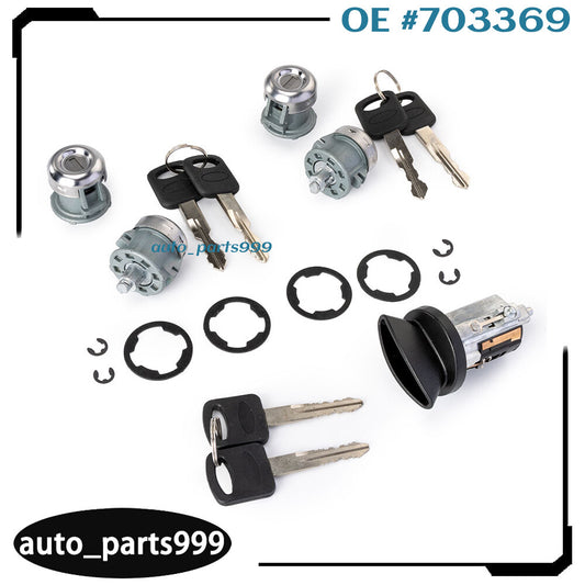 Suitable for Econoline E Van Ignition and 4-Door Lock Cylinder with 4-Key Kit - n