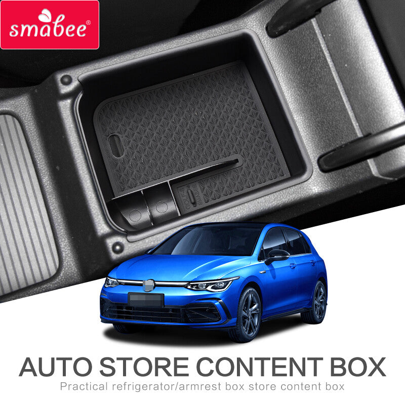 for Volkswagen for VW for Golf 8 MK8 GTI GTE R 2019 2020 Car Armrest Box Storage Stowing