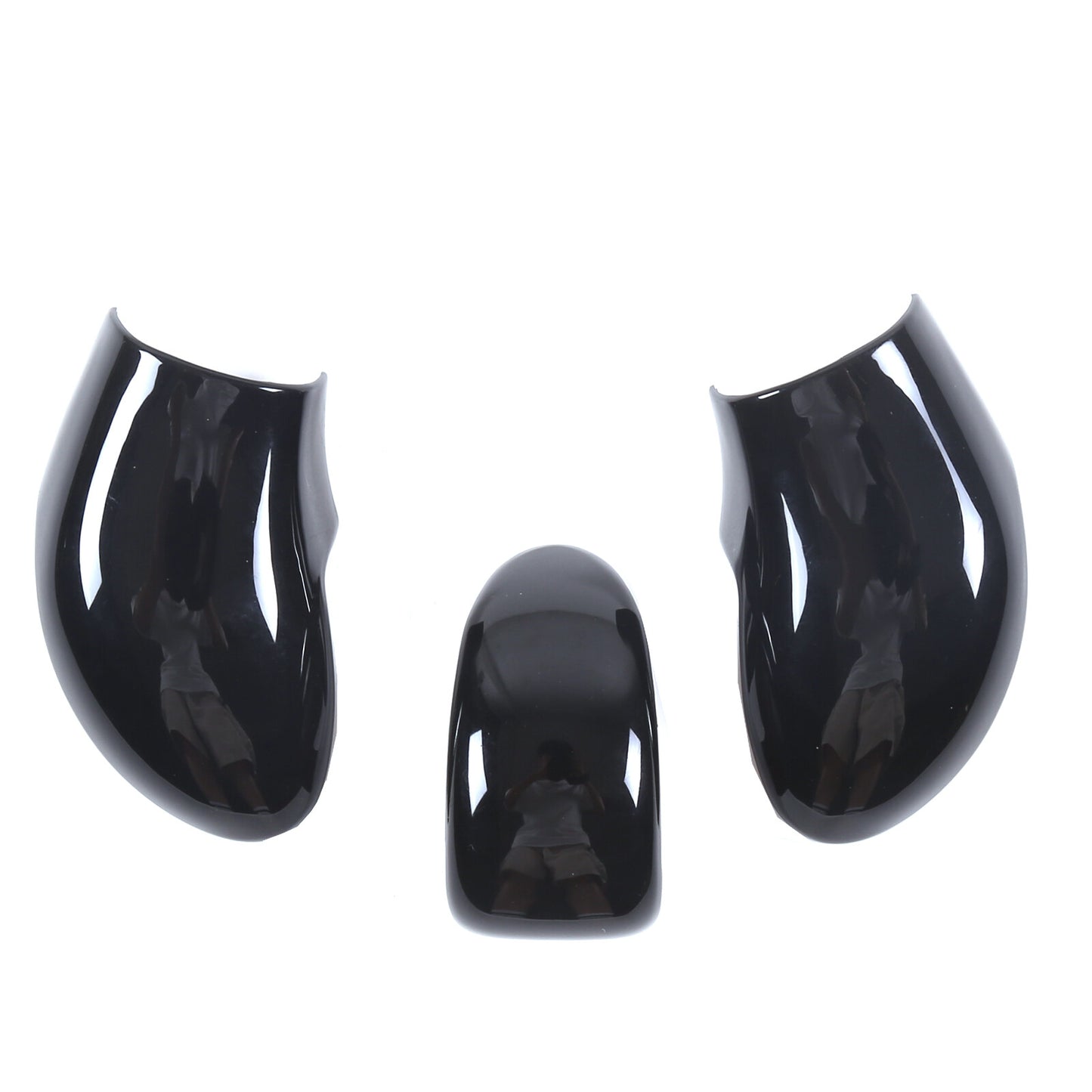 ABS carbon fiber inner door panel upper decorative cover suitable for Corvette C8 2020-2023- v