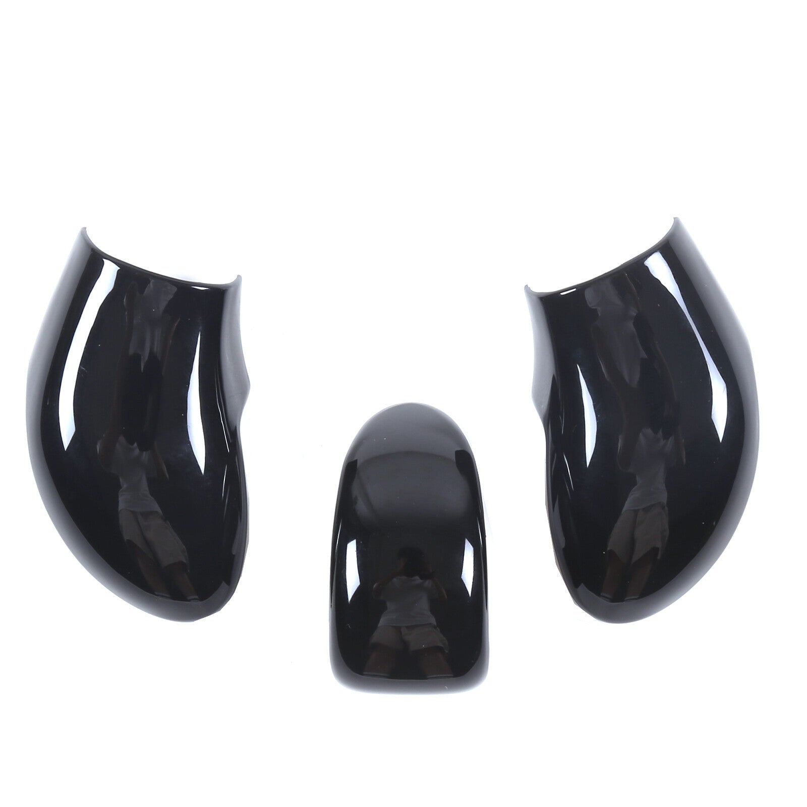 ABS carbon fiber inner door panel upper decorative cover suitable for Corvette C8 2020-2023- v