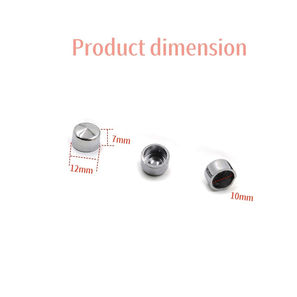 52-piece pack of chrome-plated bolt cap nuts for Harley Davidson Sportster 2004-2015- n