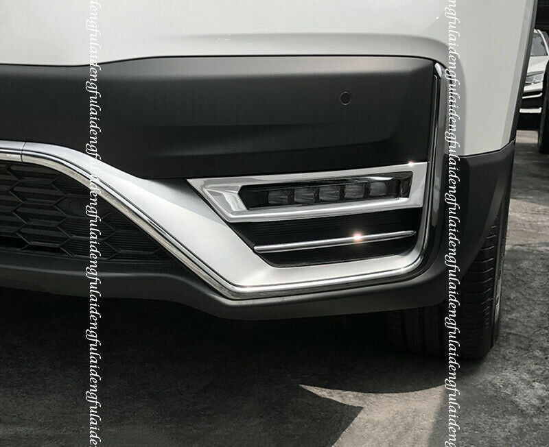 for Honda CRV CR-V 2020-2022 DX Chrome Front Fog Light Lamp Moulding Cover Trim