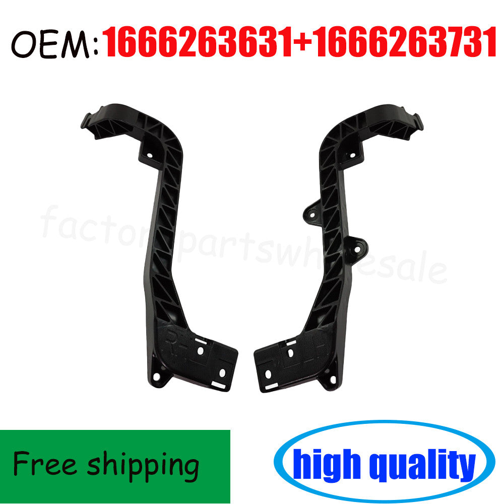 1 dual front bumper radiator support bracket for Mercedes W166 X166 ML class - n