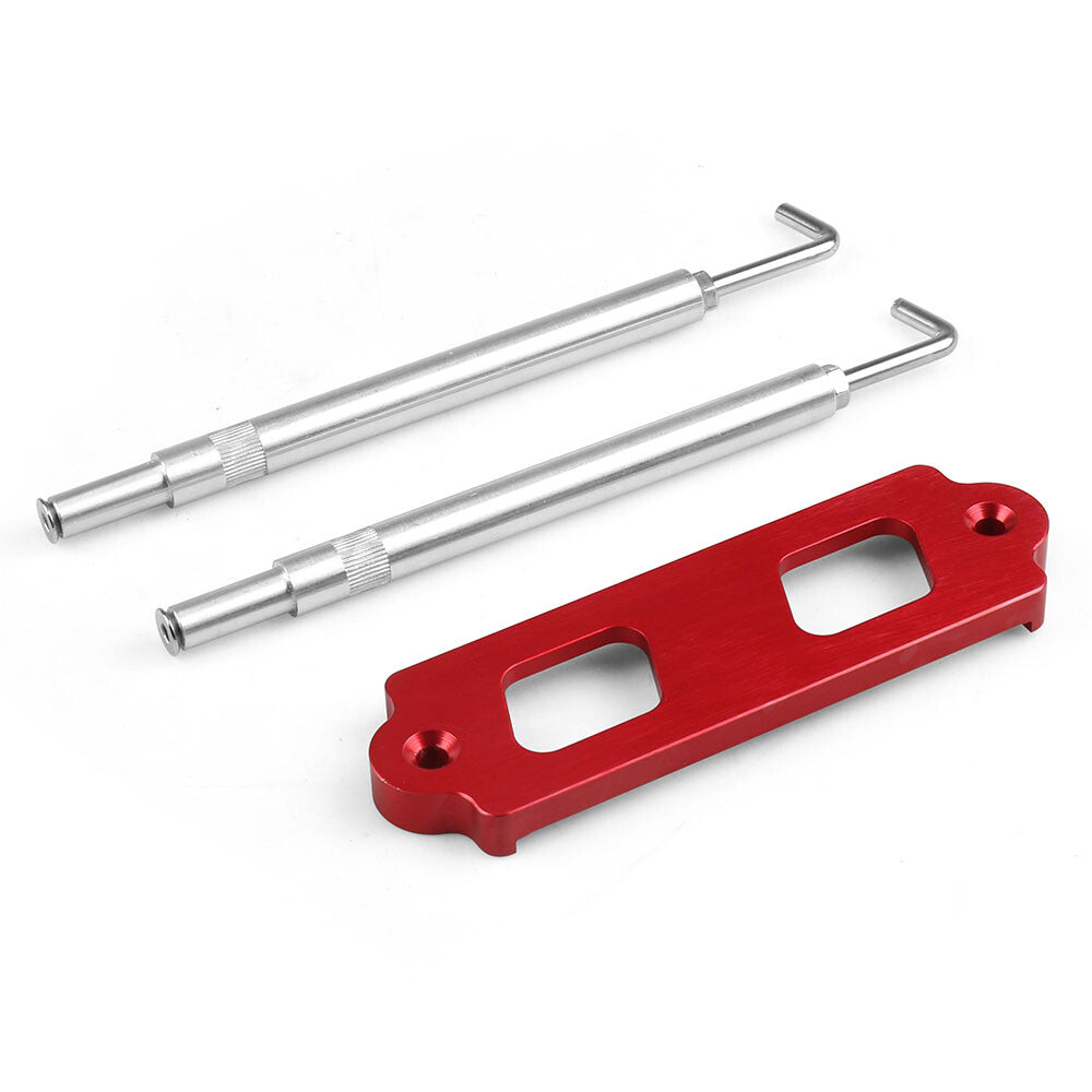 for Honda for Civic Integra Battery Tie Down Kit Hold Down Rod With Stainless Tray Hooks Q