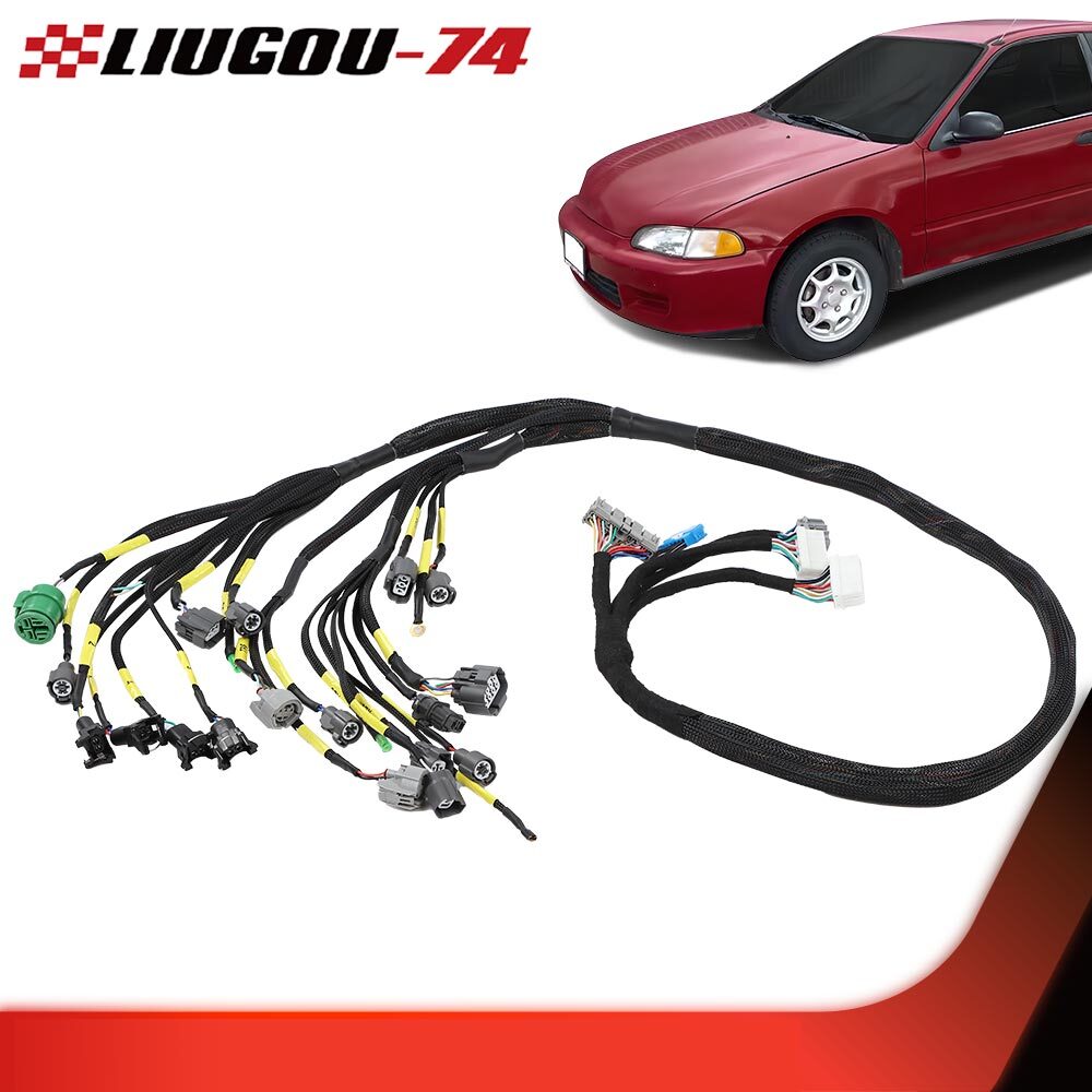 Suitable for Civic Integra B16 B18 D16 OBD1 Budget DB hidden engine wiring harness - v