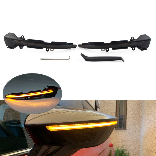 LED Dynamic Turn Signal Blinker Mirror Flasher Lights Fits for SEAT Leon Ibiza Arona