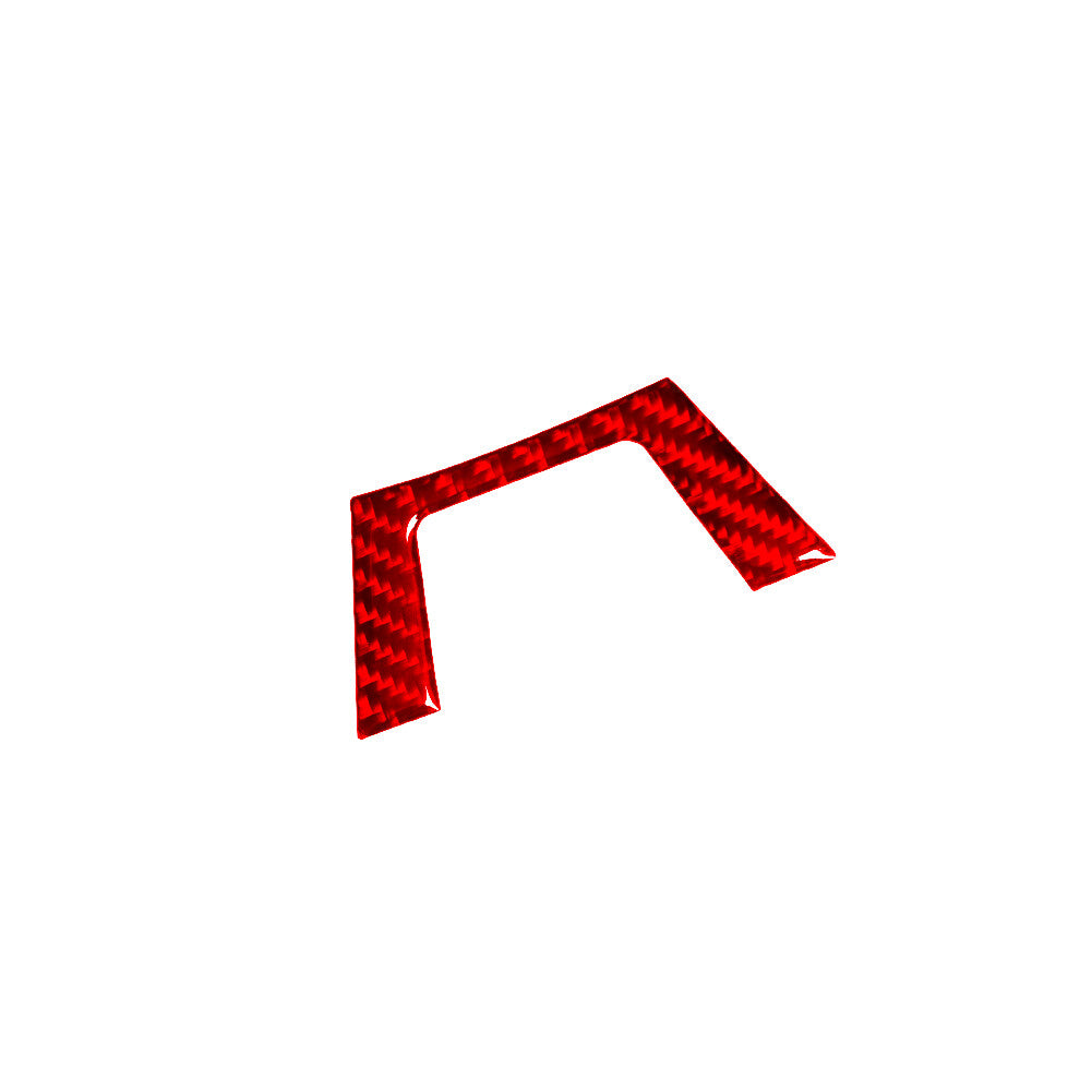 Red Carbon Fiber Console Side Decorative Cover Trim For 4Runner 2010-2020 v