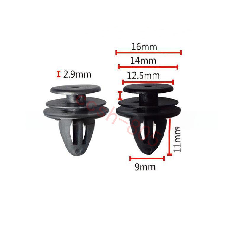 20 Pcs Door Trim Panel Retainer Clips Fastener Screws for Nissan 01553-07111 Q