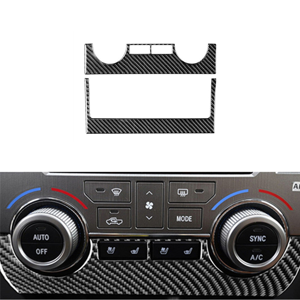 Red Carbon Fiber A/C Decorative Cover Trim For 996 1998-2004 v