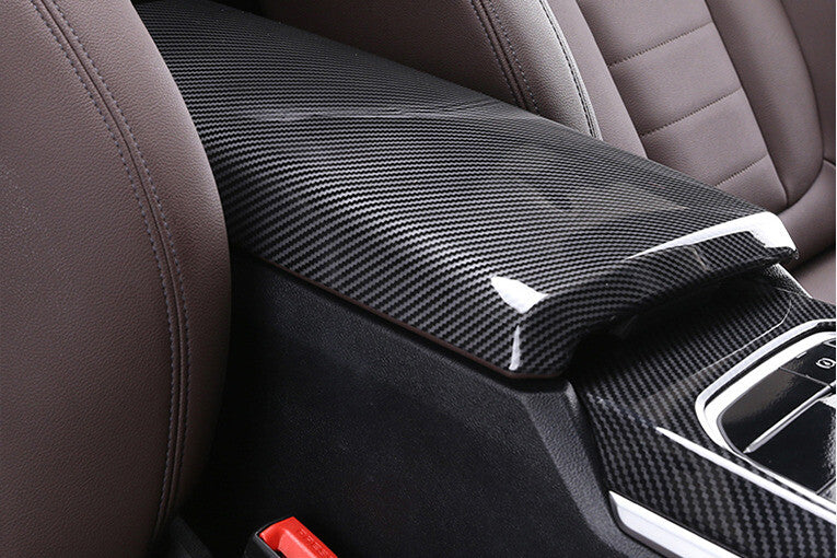 Storage Box Trim Central Console Carbon Fiber 1PC for BMW 3 Series G20 2019-2022