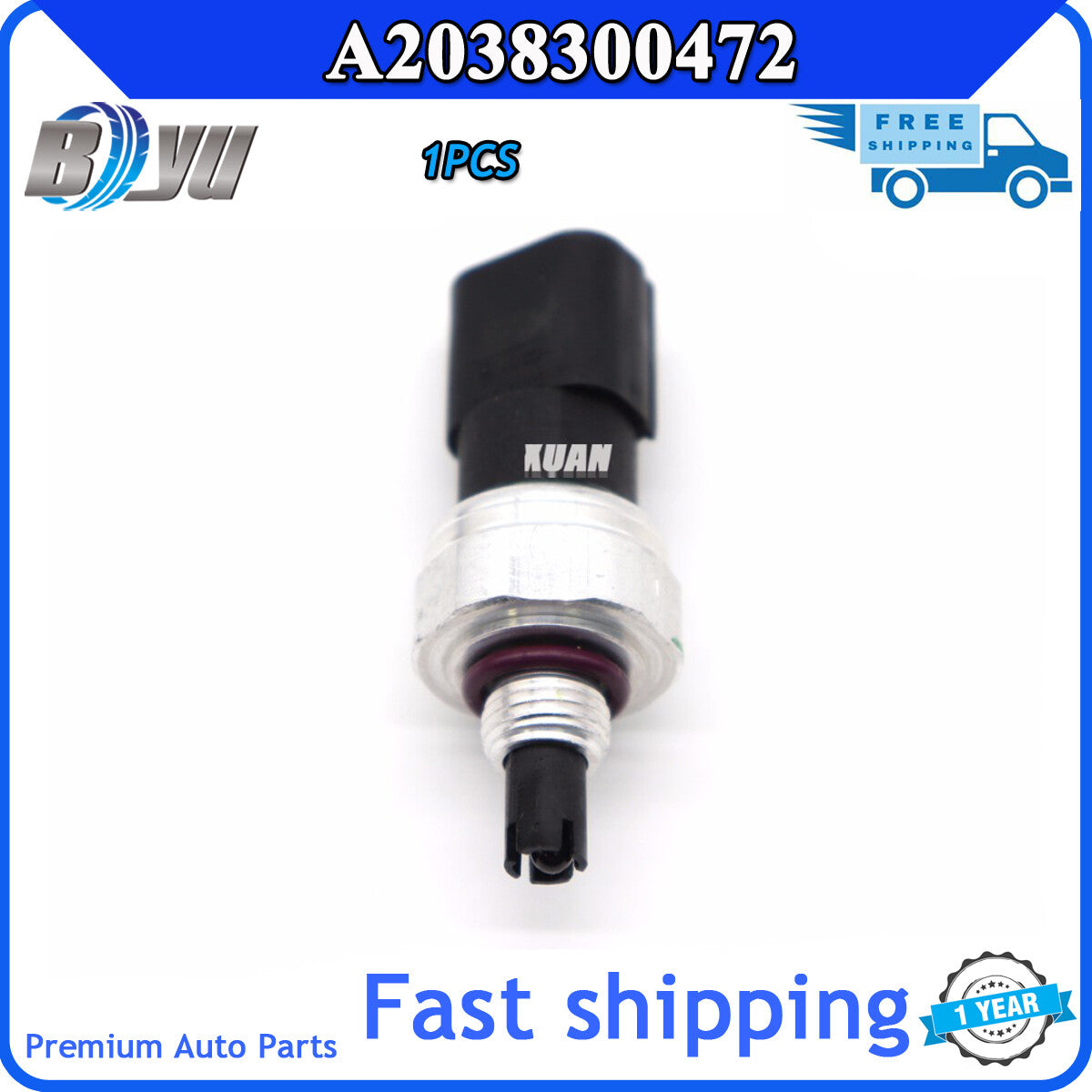 C209 R230 W163 W203 W211 W219 W463 A2038300472 Pressure Sensor - v