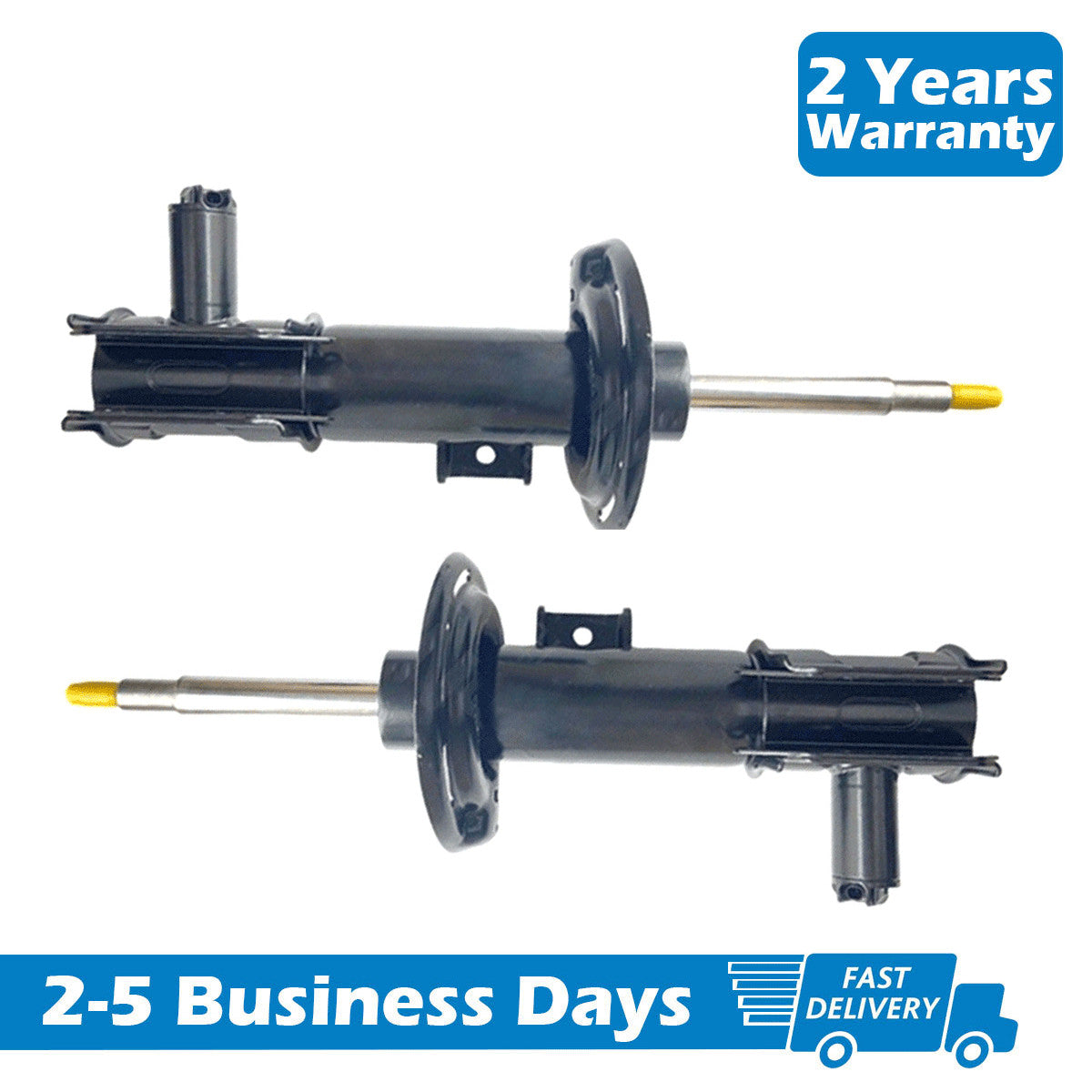 Two front shock absorber struts fit for Mercedes W218 W212 CLS63 E63 AMG 4Matic 14-18