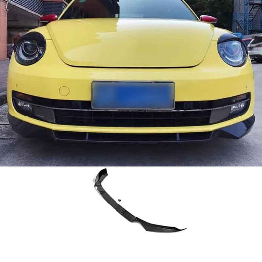 Front Bumper Lip Spoiler Carbon Fiber 13-19 for Volkswagen Beetle Bodykit Refit