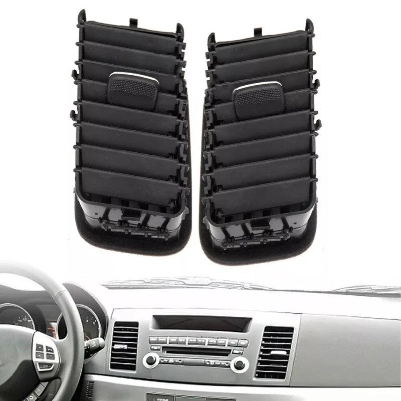 Two pieces of air conditioning socket ventilation grilles for the left side of the for Mitsubishi Lancer EX (2010-15). Q