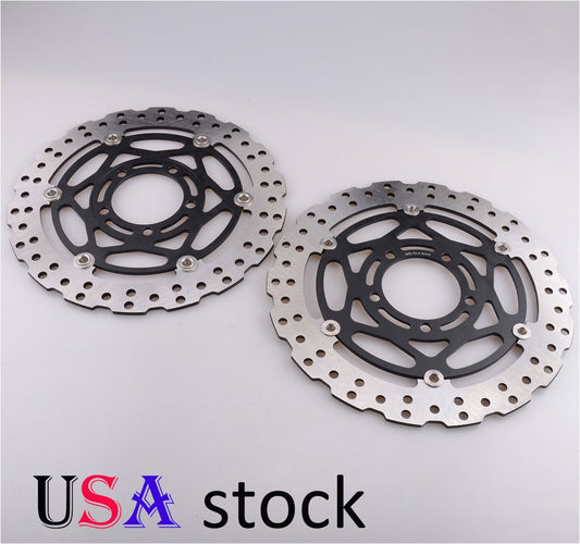 US Front Brake Disc Rotor for Kawasaki ZX6R 13-23 ZX10R 08-15 ZX14R Z800 Z1000 Q