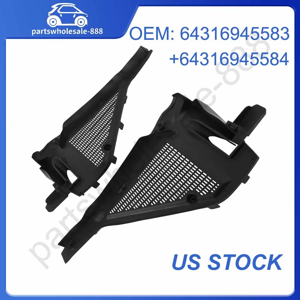 Left  Right Cabin Air Filter Housing Kit for BMW X5 X6 E70 07-13 64316945583