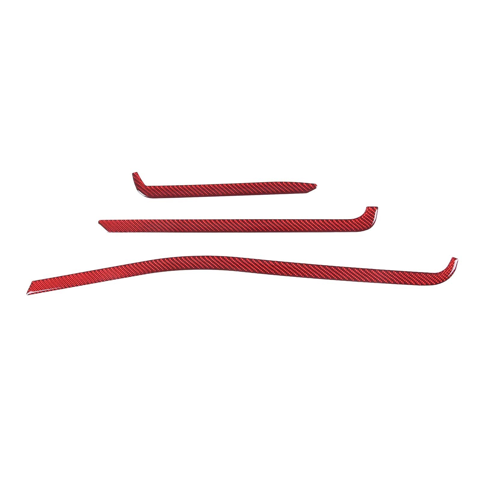 Carbon fiber electronic handbrake switch frame decoration suitable for Corvette C8 2020-2023- v