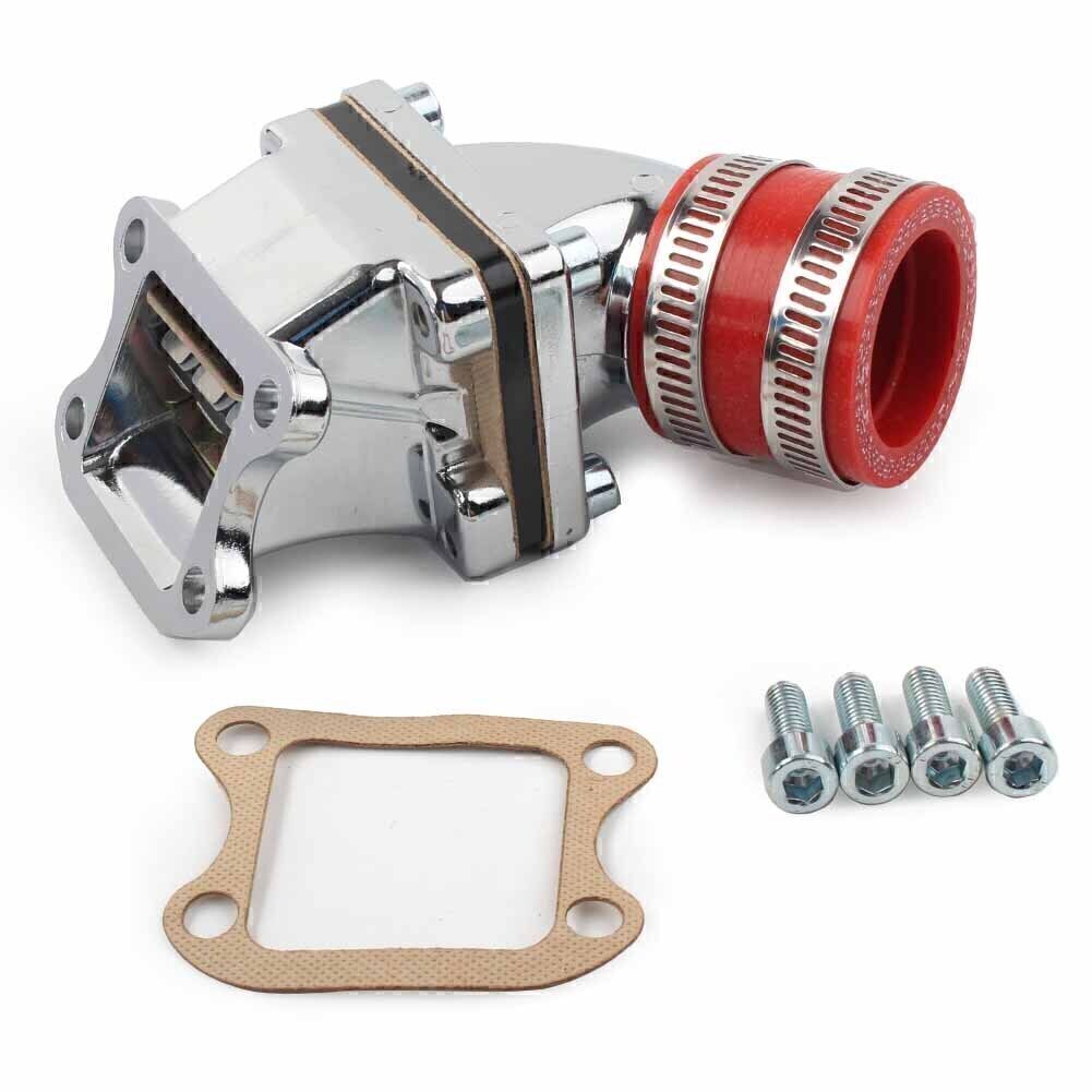 Red 35mm Carburetor Intake Interface Valve Fit for Honda DIO 50 17 18 27 28 Period Q