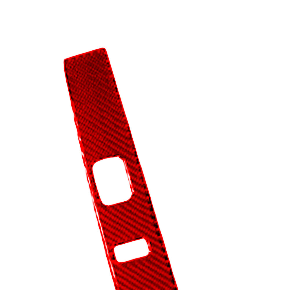 2Pcs Dashboard Air Vent Trim Strip Cover Carbon Fiber for Jaguar XF 2009-2011 v