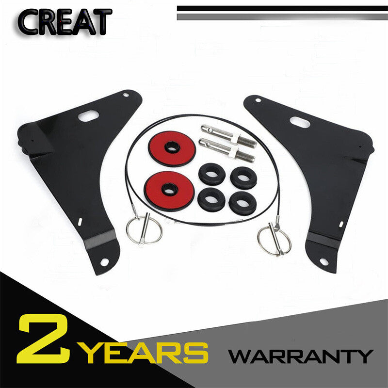 new Black Hood needles for 2008-2016 for Dodge for Challenger kits, stainless steel 82214260AC