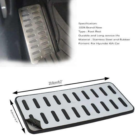 Foot Rest Pedal Cover for Hyundai for KIA K5 304 SS Stainless Steel Car Accessories Q