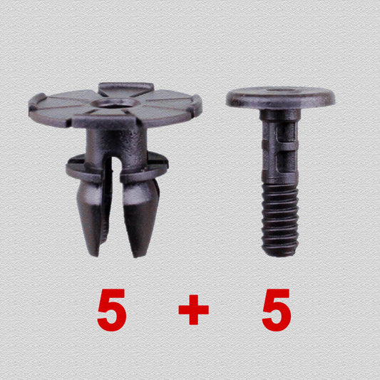 10pcs Clips Mountings Retainer Fastener Screw for BMW Side Skirt Spacer