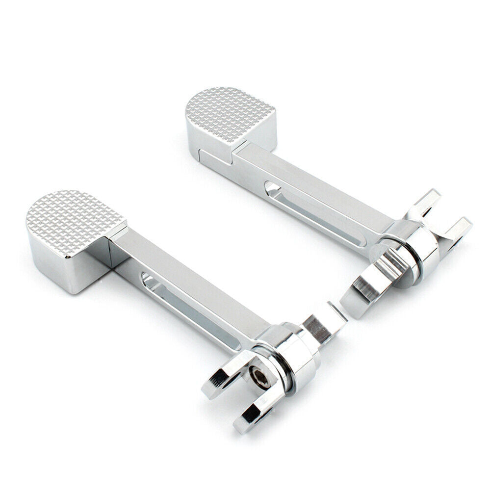 for Harley Sportster XL 883 1200 Softail FXWG FXR Chrome Heel Foot Rest Pegs